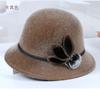 Sombrero Otoño e Invierno para Mujer de Mediana Edad y Ancianas Gorro de Lana Tipo Olla Engrosado a Prueba de Viento Sombrero de Pescador para Madre Sombrero para Anciano Sombrero para Abuela