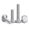 Aço inoxidável 304 tipo GB37T parafuso de fenda M5/M6/M8/M10/M12 em estoque atacado parafuso tipo T