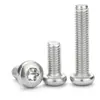 Tornillo especial con cabeza de lenteja y poste, anti-aflojamiento, perno de forma especial para apretar a mano, tornillo antirrobo de cabeza redonda de acero inoxidable 304 con Torx interno