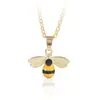 Collar de abeja de moda más vendido en AliExpress, aleación versátil, aceite goteante, collar para hombres y mujeres, venta al por mayor