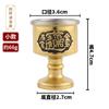 Latón para copa de vino Guan Gong para vidrio Copa de agua para el Salón de Buda para juego de Buda para taza de té Copa de agua para suministros de adoración Venta al por mayor de fábrica