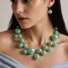 Collares de Perlas de Imitación Transfronterizos, Tendencias de Moda Europeas y Americanas, Venta al por Mayor de Joyería Grande y Pequeña de Perlas de Imitación