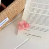 Pinza para el Cabello Pequeña Flor de Margarita Estilo Coreano, Nueva Moda de Acetato de Gama Alta Pinza de Tiburón de Tamaño Mediano para Peinados Semirecogidos, Accesorio para el Cabello
