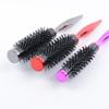 Nuevo Peine Mini de Rodillo Electrochapado Transfronterizo Estilo Salón de Peluquería Hogar Flequillo Esponjoso Pelo Flor de Pera Cepillo para el Pulgar Rizado