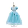 Vestido de princesa Cenicienta 2024 vestido para niñas frozen Navidad 61 vestido de actuación vestido de fiesta