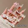 Pinza para el pelo de niño con lazo de mariposa, pinza lateral, pasador para la parte trasera de la cabeza, pinza para el pelo de princesa, pinza para el flequillo, accesorio para el pelo de niñas