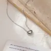 Lele Jewelry Moda Novo Colar de Coração Versátil para o Dia a Dia Estilo Coreano Celebridade da Internet Aço Titânio de Alta Qualidade Corrente para Clavícula