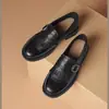 Elegantes Zapatos de Piel Suave 2026 Primavera y Otoño Nuevos Zapatos Brogue Retro Mocasines Británicos Zapatos Casuales