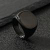 Anillos Populares Europeos y Americanos de Fundición de Acero de Titanio, Anillos Geométricos Brillantes de Acero Inoxidable, Anillos para Hombres y Mujeres con Impresión de Logo