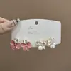 Pendientes de Plata de Ley S925 con Perlas de Imitación de Gama Alta para Mujer, Pendientes de Diseño Nicho, Pinzas para Orejas y Accesorios para Orejas Versátiles y Elegantes