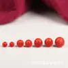 Fidelity Cinnabar Cuentas Cepilladas Cuentas Accesorios para Cuentas Linterna de Arena Roja de Alta Calidad Cuentas Redondas para DIY Pulsera Accesorios para Pulsera