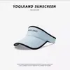 Nuevo Sombrero de Sol de Verano para Mujer con Ala Grande, Cara Pequeña, Protección UV para Deportes de Carrera, Visera Vacía en la Parte Superior, Sombrero de Sol