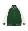 Chaqueta de Béisbol para Hombre 2026 Primavera y Otoño Bloque de Color Clásica Holgada Casual Cuello Redondo Cuello Alto Botonadura