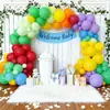 Set de Globos Transfronterizo, Set de Cadena de Globos de Helio Flotantes, Globos de Arco para Fiesta de Cumpleaños