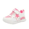 Zapatillas deportivas para niños y niñas 2024 otoño nuevo moda estrella infantil suela blanda zapatos de papá antideslizantes casuales zapatillas para correr