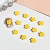 Yema de dedo color primavera margarita joyería para uñas mixta pequeña fresca tridimensional flor de cinco pétalos diy accesorios para aretes de uñas