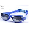 Natación al aire libre HD galvanoplastia colorida antivaho gafas de natación lisas integradas gafas de natación de silicona suministro directo de fábrica al por mayor