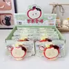 Juguete Squishy Paleta de Manzana, Forma Realista de Paleta de Fresa, Suave y Rebote Lento, Juguete para Aliviar el Estrés de Otoño e Invierno