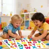 Pegatinas de Números Pinyin Chino para Jardín de Infancia Educación Temprana Letras de Colores Impermeables Adhesivos en Inglés
