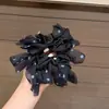Scrunchie volumoso estilo coreano com bolinhas para mulheres, novo acessório de cabelo grande para rabo de cavalo 2026