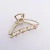 Pinza metálica para el pelo estilo coreano pinza de pelo para la parte trasera de la cabeza accesorio para el pelo pinza para mujeres temperamento elegante pinza fija pinza grande de garra de tiburón