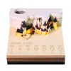Regalos Creativos Culturales y Creativos, Calendario de Escultura de Papel Casa en el Árbol, Adornos de Escritorio, Atracciones Turísticas, Recuerdos para Reuniones de Negocios, Notas Estéreo 3D
