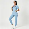 Suministro transfronterizo independiente de sitio web de batas quirúrgicas, uniformes médicos para visitas médicas al aire libre, ropa de trabajo médica para médicos de campo