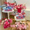 Flores Artificiais para Festas de Noivado, Flores Artificiais para Casamentos, Decorações de Sala de Estar, Celebrações de Casamento, Decoração de Casa, Placas Guia de Hotel, Decoração Suave para Banquetes, Fotografia