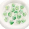 Accesorios de Encaje Tridimensional Hoja de Loto Hechos a Mano DIY Pulsera Collar Accesorios de Joyería Degradados Cuentas de Cristal de Loto de Doble Agujero