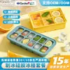 Molde de silicona para cubitos de hielo con tapa, fácil de desmoldar, grado alimenticio, para almacenamiento y congelación en casa, fabricante de bandejas para cubitos de hielo