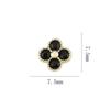 Nuevo arte de uñas transfronterizo color circón trébol de cuatro hojas joyería de circón de lujo japonesa flor accesorios para uñas diamante al por mayor