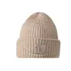 Gorro de Punto para Mujer para Otoño e Invierno, Grueso y Versátil, Cálido y Elegante, Adecuado para Cabezas Grandes, Hace que la Cara Parezca Más Pequeña y Protege del Frío