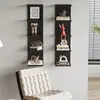 Estante de Pared, Estante para Colgar en Pared sin Taladro para Cocina, Sala de Estar, Dormitorio, Dormitorio Universitario, Estante Recto, Librero, Almacenamiento