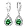 Brincos de diamante simulação transmissão ao vivo feminino ins amor agulha de prata esterlina S925 micro cravação seis garras diamante de alto carbono brincos brincos