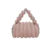 Bolso de Hombro de Peluche Estilo Nuevo para Mujer, Bolso Cruzado de Cadena Texturizada a la Moda, Bolso de Mano Versátil de Nicho Tendencia, Personalizable