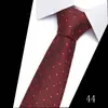 Corbata para Hombre para Negocios y Boda, Rayas Jacquard Puntos Flecha Formal Poliéster Seda para Novio y Padrino