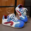 Zapatillas de entrenamiento alemanas para niños 2026, zapatillas retro de bloques de color para niños, zapatos casuales de suela blanda, zapatos de vestir de moda para niñas