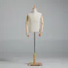 Maniquí de Torso de Hombre para Exhibición de Ropa Tienda de Ropa Traje Vestido de Noche Soporte de Exhibición Ventana Maniquí de Cuerpo Completo Soporte