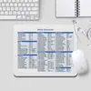 Ventas Directas de Fábrica Transfronterizo Atajos en Inglés Pequeño Mouse Pad Borde Antideslizante Bloqueo Resistente a Manchas Mouse Pad de Oficina Logo Impreso