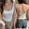Camisola Sem Manga Feminina Top de Verão com um Design Doce e Picante, Top Sexy Grande Costas Nuas Que Pode Ser Usado como Camada Interna ou Externa