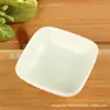 Prato Cerâmico Quadrado Listrado Estilo Japonês-Coreano para Temperos Prato Molheira Prato de Beleza Prato Pequeno Doméstico Prato Comercial para Hotel