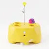 Juguetes para Gatos Juguete Multifuncional de Whack-a-Mole Palo Giratorio con Plumas para Teaser Autoentretenimiento Artefacto de Descompresión Juguete Eléctrico para Gatos