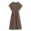 Vi Estação Independente do Aliexpress Design de Roupas Femininas Nicho Versátil Emagrecedor Visual Vestido Casual 4333041