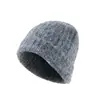 Chapéus de Tricô Quentes e Espessos Estilo Coreano para Outono e Inverno para Homens, Chapéus de Lã Versáteis para Mulheres, Chapéus à Prova de Vento e Frio