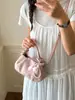 Bolsa Transfronteiriça de Verão Doce com Bolinhas para Mulheres 2026 Nova Tendência Moda Bolsa Transversal com Toque de Luxo, Bolsa de Ombro Único para o Dia a Dia