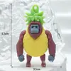 Llavero Caja Sorpresa Figura Shan Hai Jing Llavero Colgante Shan Guo Shan Hai Jing Figura de Palo de Madera de Goma Blanda 3D Pvc