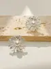 Pendientes de Perla de Fuegos Artificiales de Alta Gama, Accesorios de Lujo Ligero de Moda y Versátiles