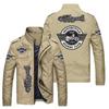 Nueva chaqueta casual para papá de mediana edad, elegante chaqueta con logotipo de automóvil que combina con todo, uniforme de béisbol de piloto, venta al por mayor