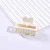 4CM Presilha Rectangular de Amor Fosca Média e Pequena Presilha Superior Presilha Tubarão Presilha de Cabelo Presilha Lateral para Cabelo Quebrado