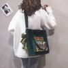 Bolso cruzado Estudiante Portátil Bolso de lona Bolso de hombro Bolso de compras Bolso de lona Bolso de mano de gran capacidad Bolso para salidas de mujer